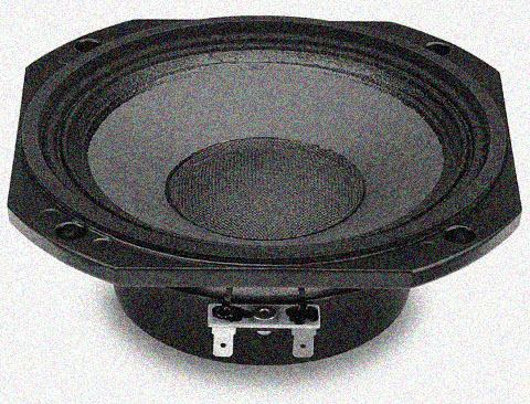 RDK 6DN410 СЧ-динамик линейного массива 6", 120W(RMS), 102dB/2,83V/1m, 200-8000Hz, катушка 1,77".