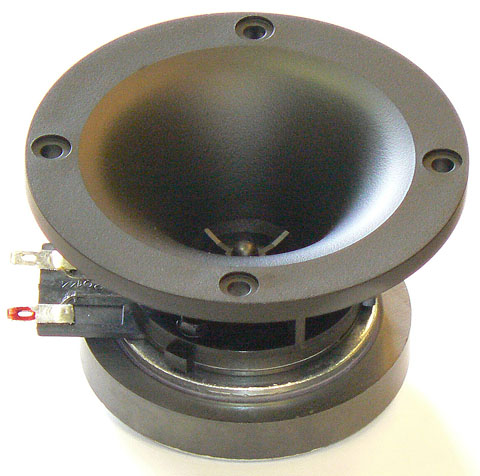 P.Audio PHT-407T ВЧ-драйвер с рупором,1,1",40 Вт.(RMS), 8 Ом., 2500-20000Гц, 99дБ(Вт/м), 90°/90°, катушка 1", феррожидкостное охлаждение.