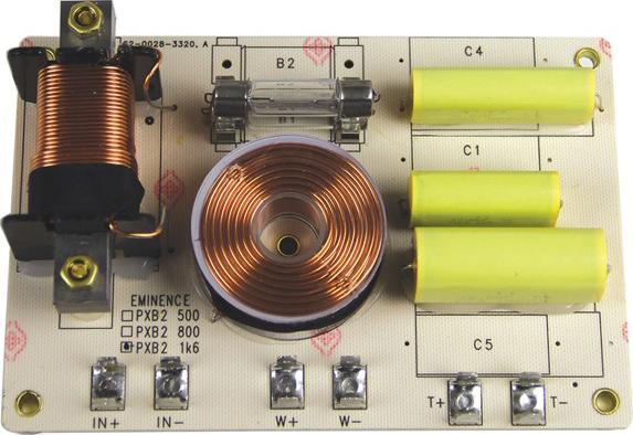 Eminence PX-BII 1K6 кроссовер пассивный 2-х полосный, 400 Вт, 1.6 кГц, 8 Ом, 12-18 дБ/окт