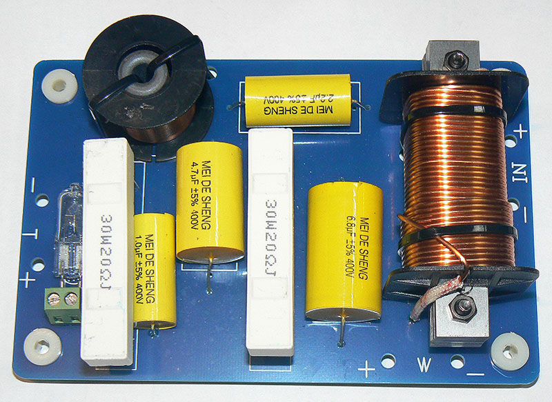 RDK X2F22-500-Кроссовер пассивный двухполосный 2,2 кГц/500 Вт/12 дБ/окт
